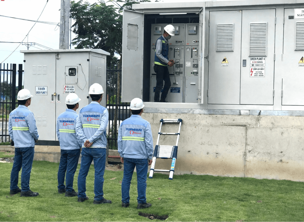 Thiết kế và thi công hệ thống đường dây trung thế và trạm biến áp đến 110kV